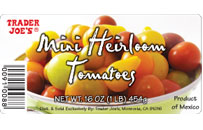 Heirloom Tomato Label
